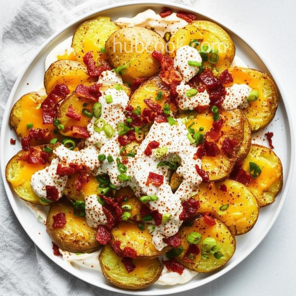 Loaded Smashed Potato Salad