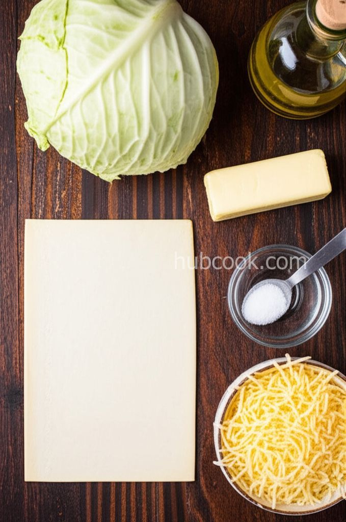 Savory Puff Pastry Quiche with Cabbage