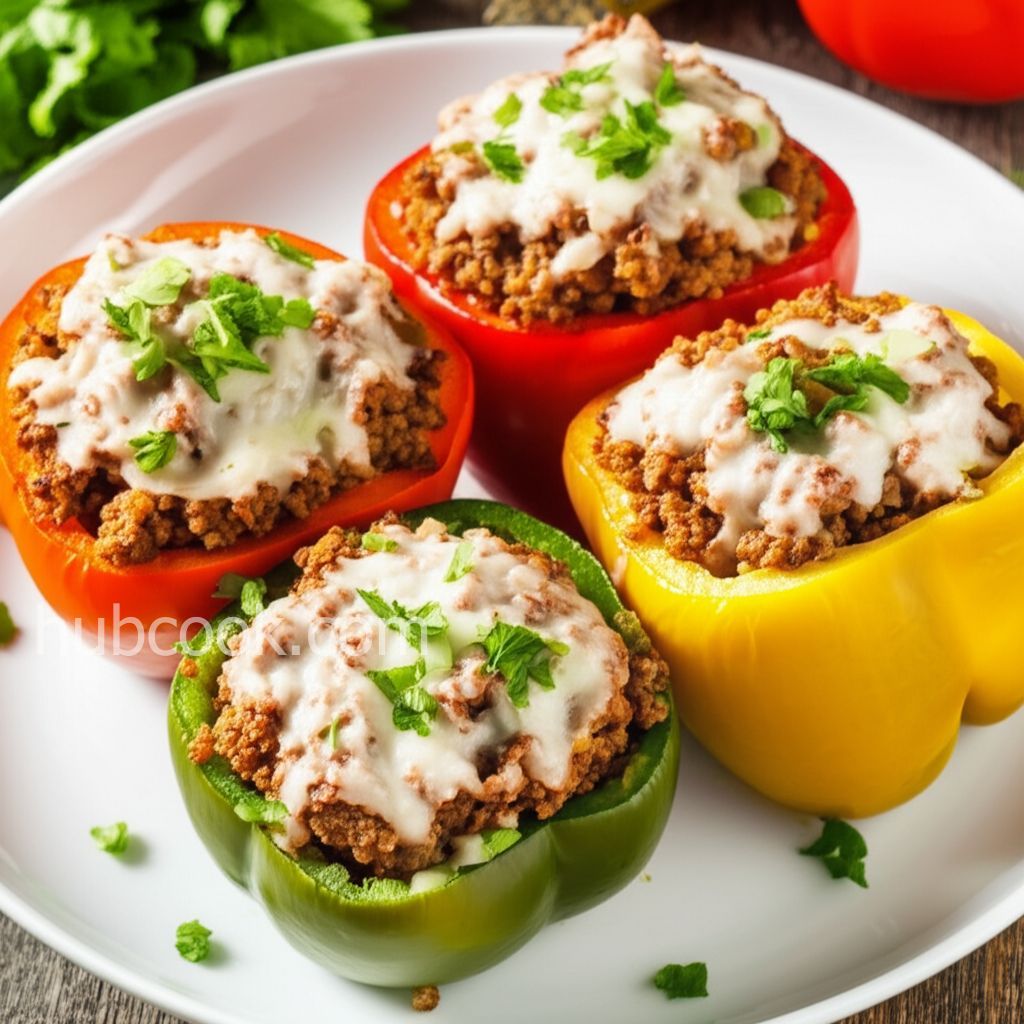 Vegan Quinoa-Stuffed Peppers