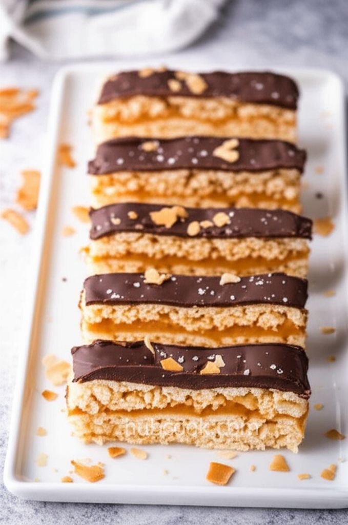 Coconut-Caramel-Chocolate Crispy Treats