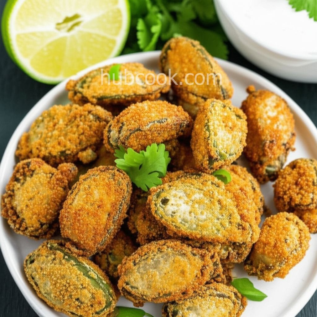 Fried Pickled Jalapeños with Zesty Lime Ranch