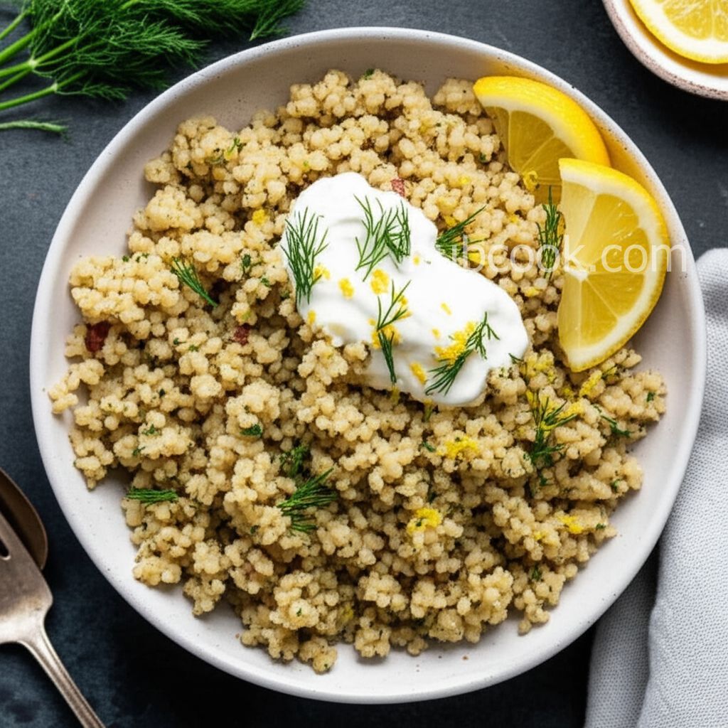 Lemony-Dill Bulgur Pilaf