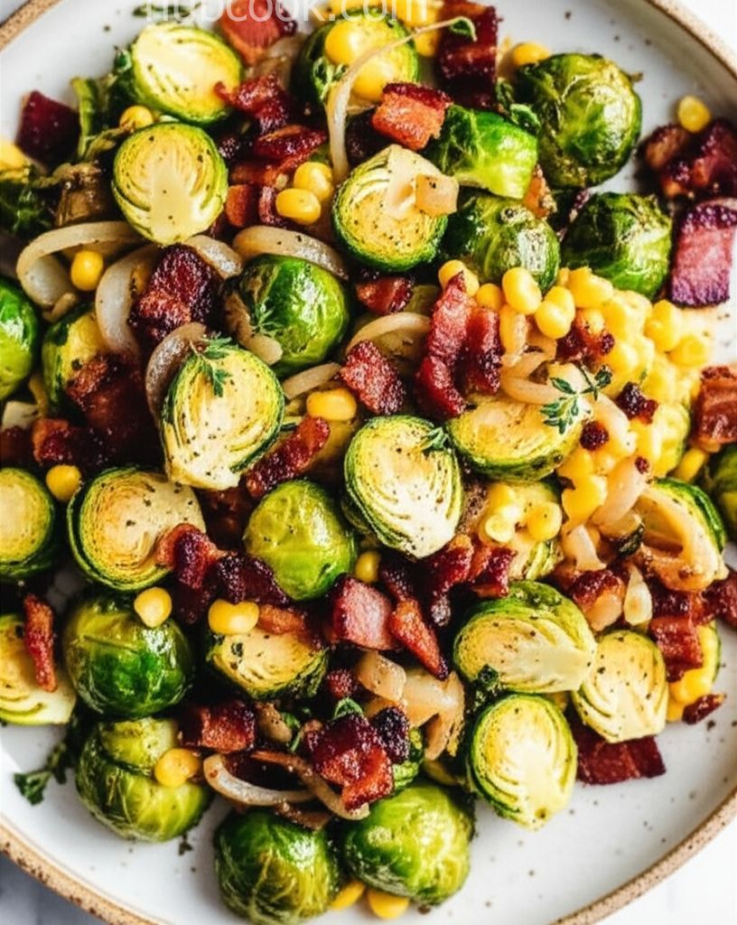 Southern-Style Brussels Sprouts with Lardons
