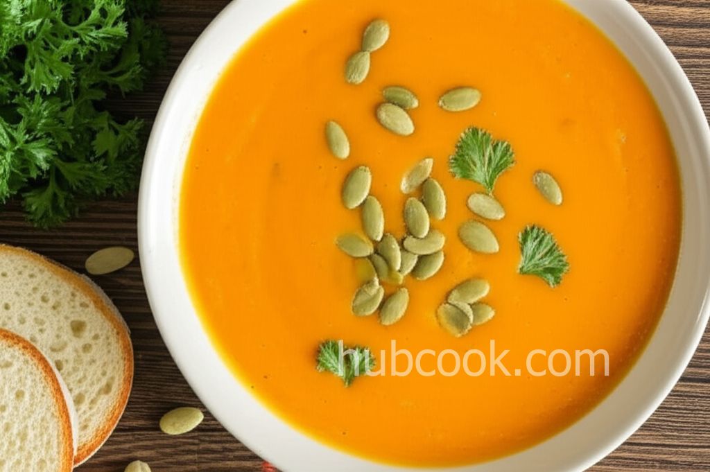 Vegan Butternut Squash Soup with Almond Milk
