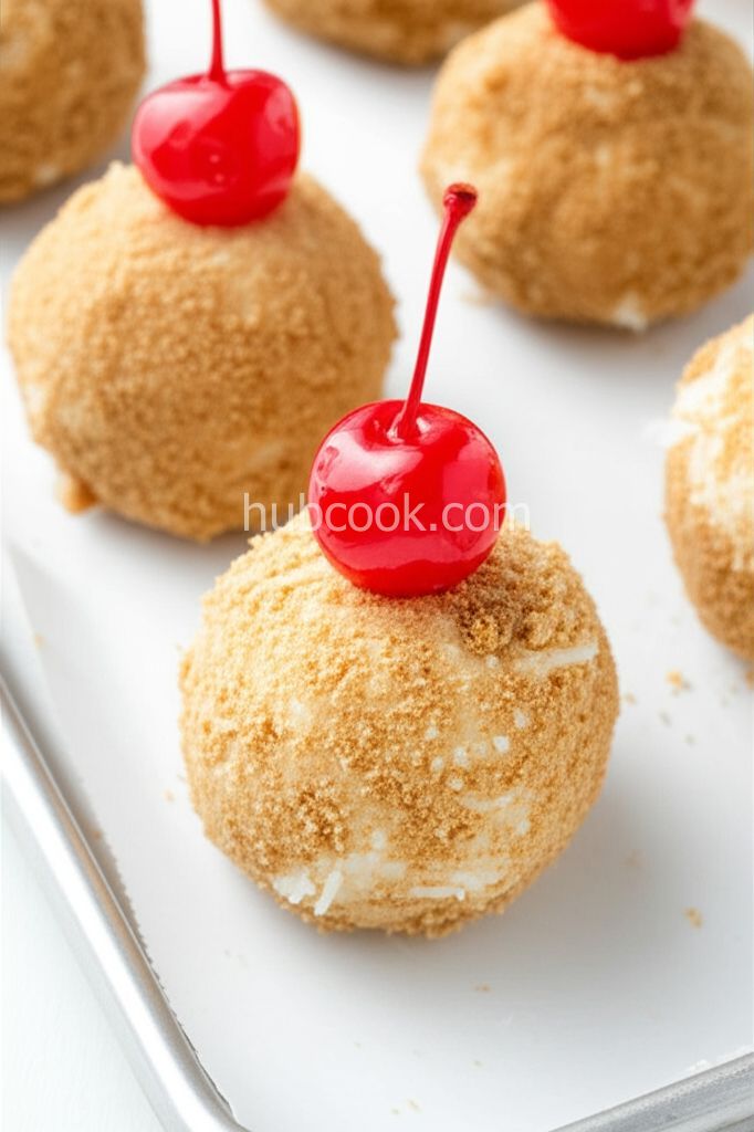 Cherry Cheesecake Balls