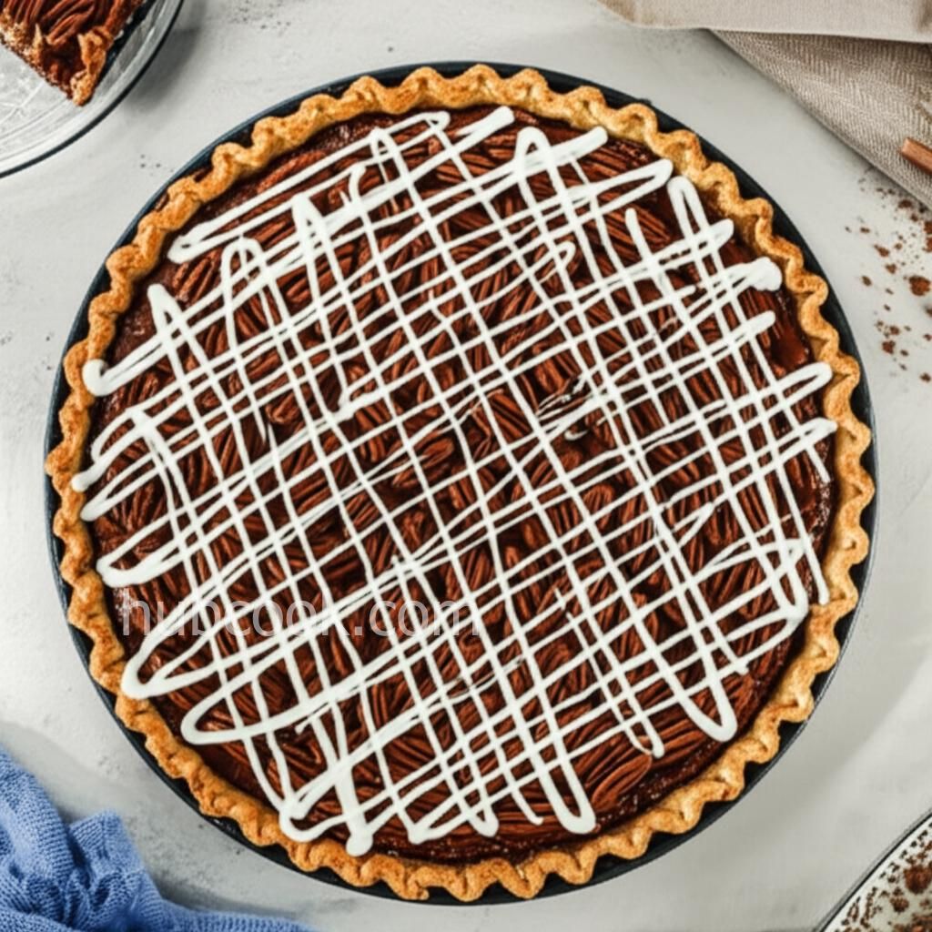 Cinnamon Bun Pecan Pie