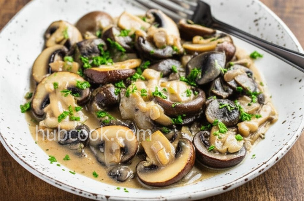 Easy Creamy Mushrooms