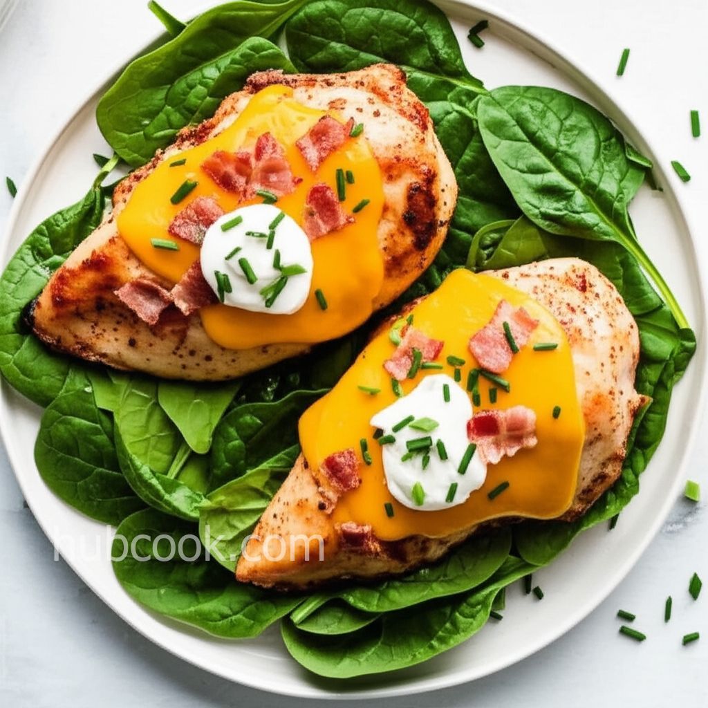 Loaded Chicken Breasts for One