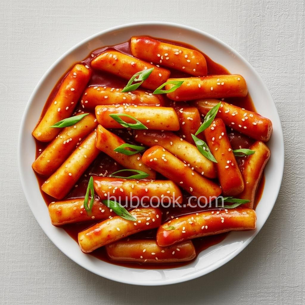 Tteokbokki (Korean Spicy Rice Cakes)