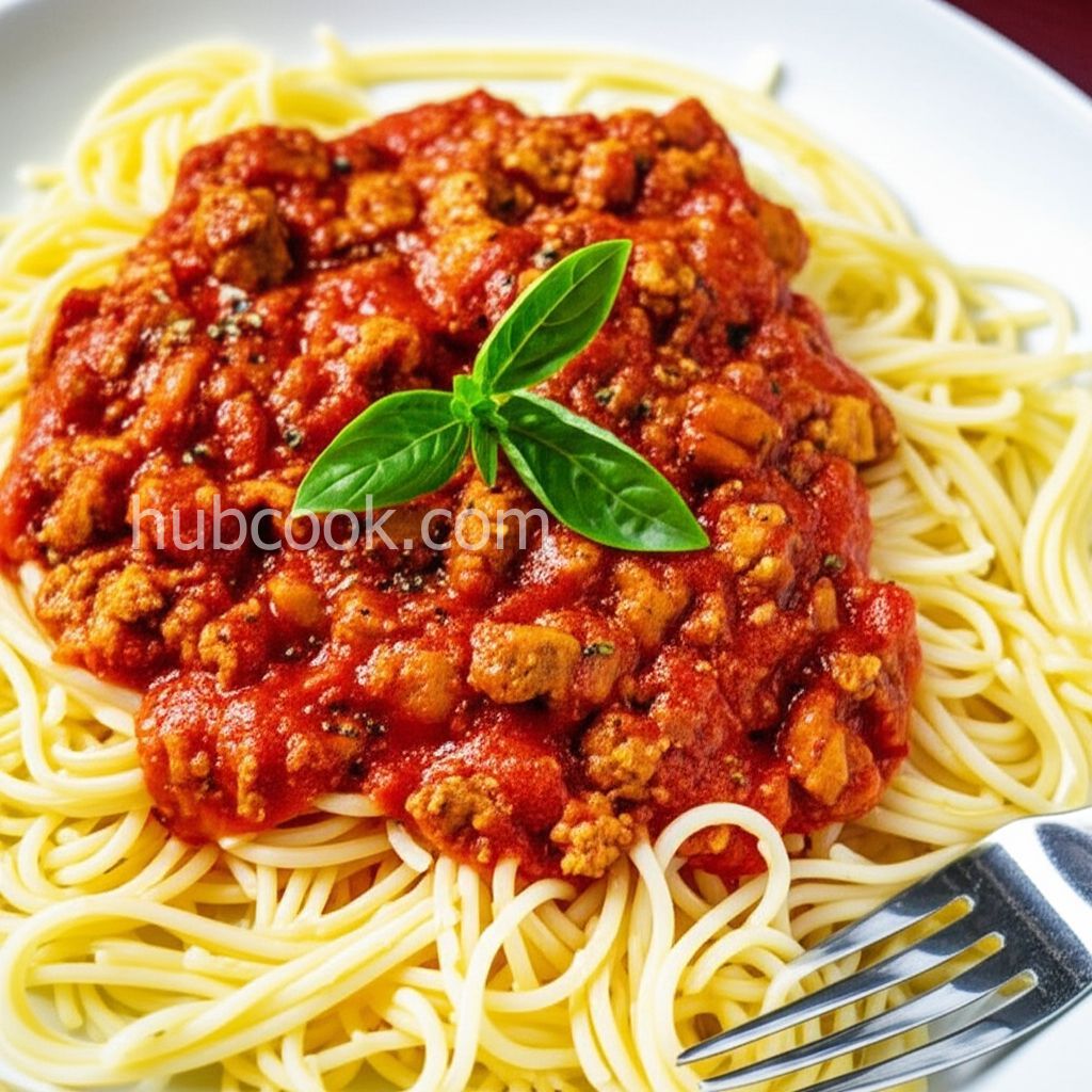 Vegetarian Bolognese with Soy Chorizo